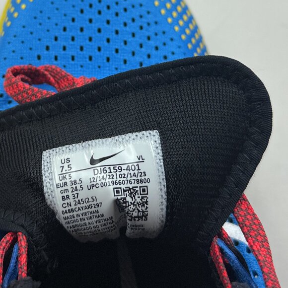 Nike React Pegasus Trail 4 Womens Blue Silver Shoes Sneakers Running DJ6159-401 - Picture 9 of 9